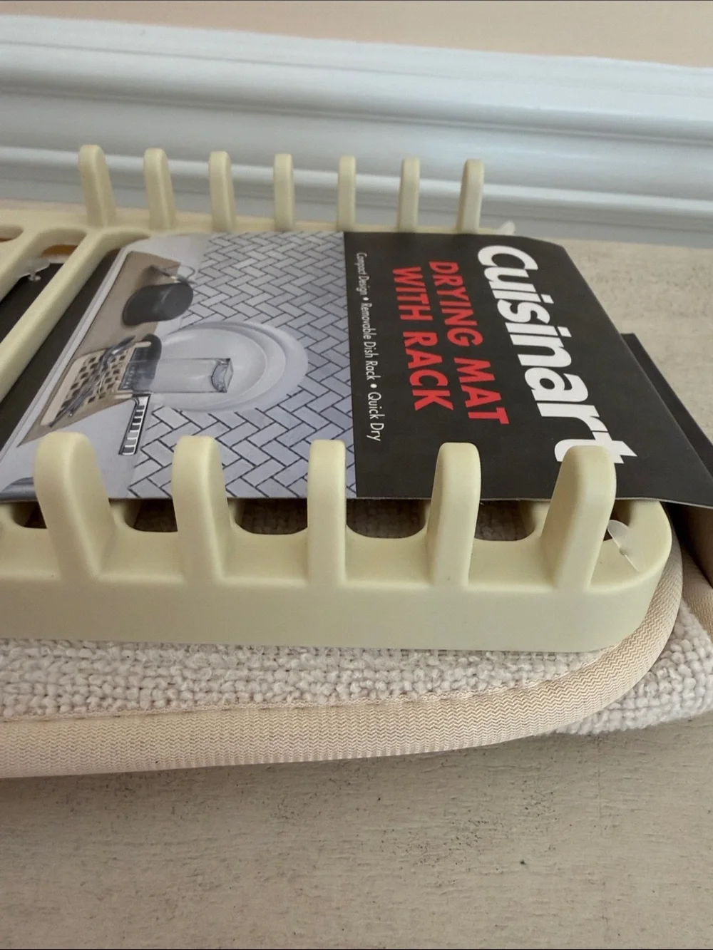 Cuisinart Beige Drying Mat with Rack